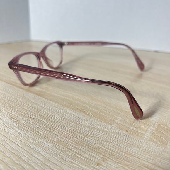 Oliver Peoples OV5224 1656 Ashton Eyeglasses Pink Translucent FRAMES 46-17-140 main image 4